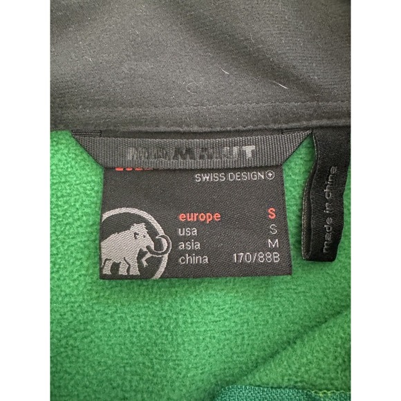 Mammut Jacket Womens Small Green Softech Full Zip Ladies Stretch Lightweight - Picture 3 of 5